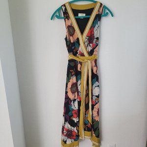 Maeve by Anthropologie Floral Wrap Style Dress